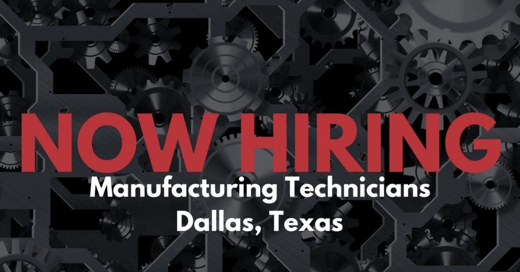Manufacturing Technicians Dallas TX 1 STS Technical Services