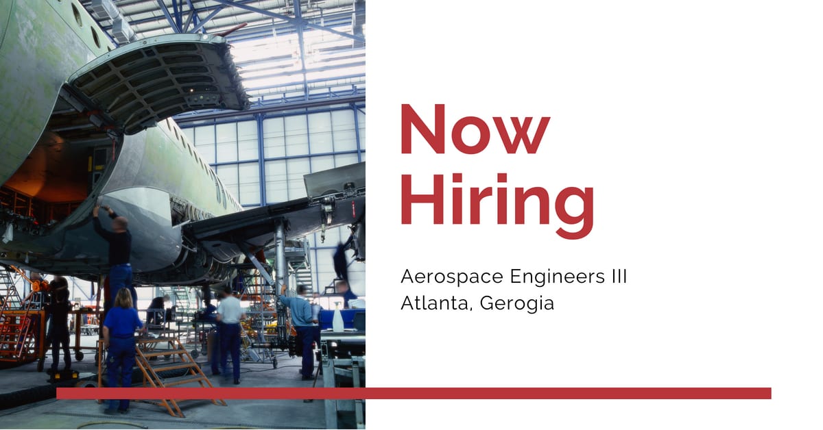 Aerospace Engineering Jobs Atlanta Georgia STS Technical Services