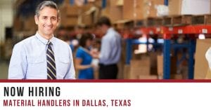 Material Handlers Dallas TX