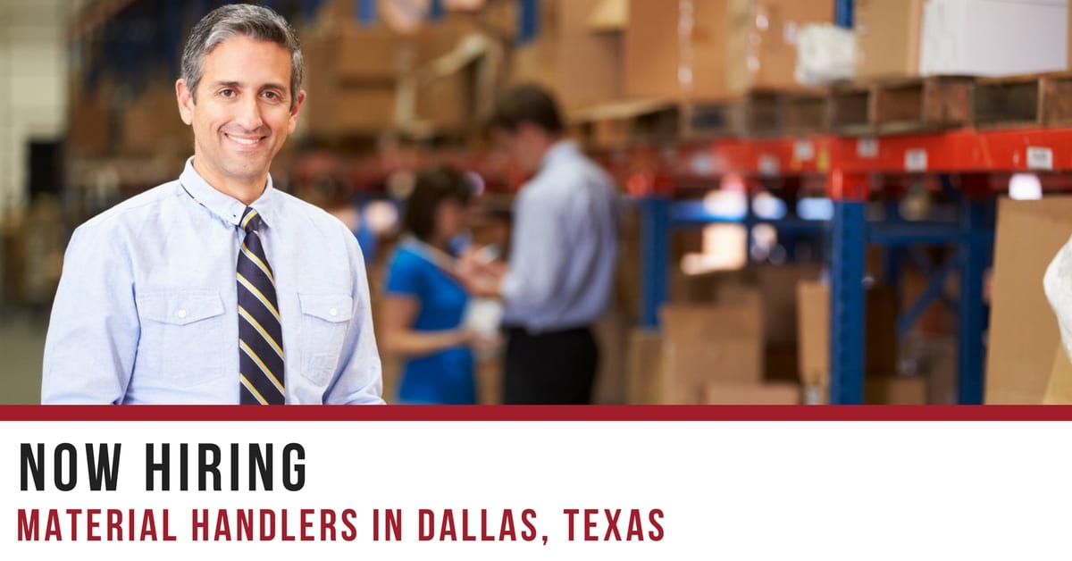 Material Handlers Dallas TX STS Technical Services