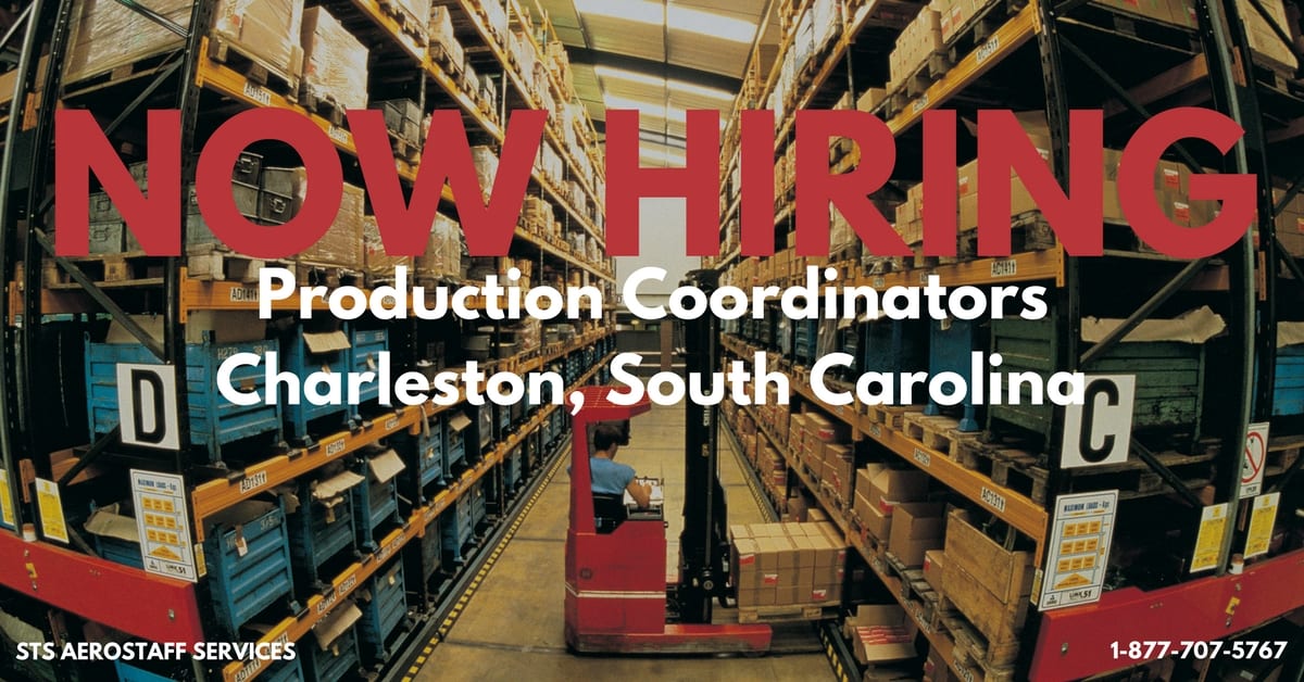 Production Coordinators Charleston South Carolina STSES STS Technical