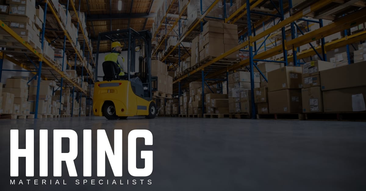 Material Specialist Jobs