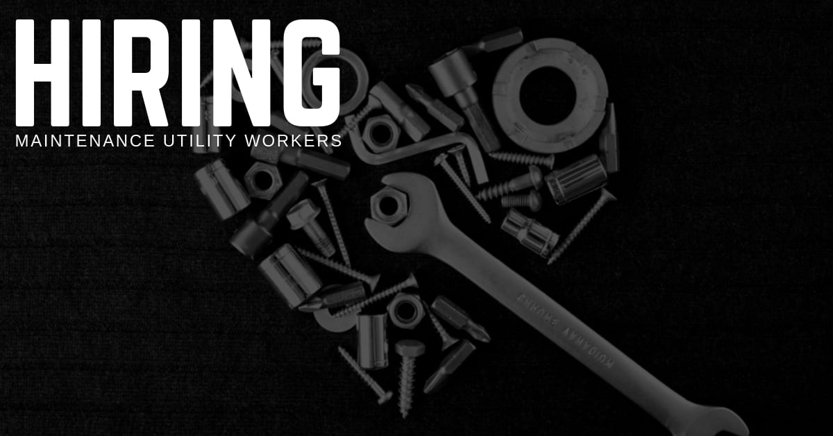 Maintenance Utility Worker Jobs STS Technical Services
