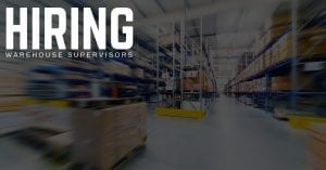 Warehouse Supervisor Jobs