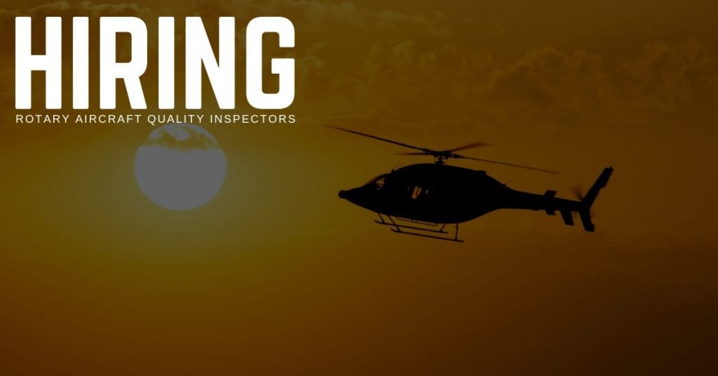 Rotary Aircraft Quality Inspector Jobs STS Technical Services