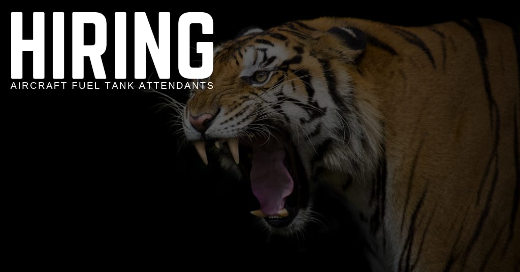 Aircraft Fuel Tank Attendant Jobs STS Technical Services