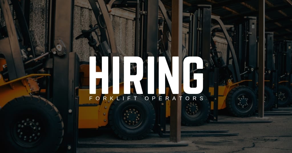 Forklift Operator Jobs Sts Technical Services