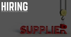 Materials Supplier Quality Engineer Jobs