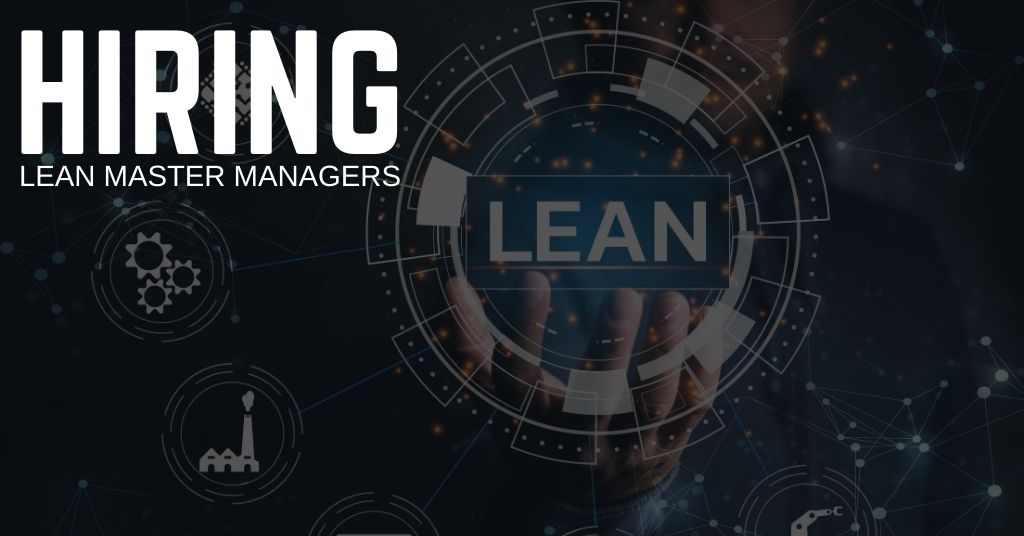 Lean Master Manager Jobs