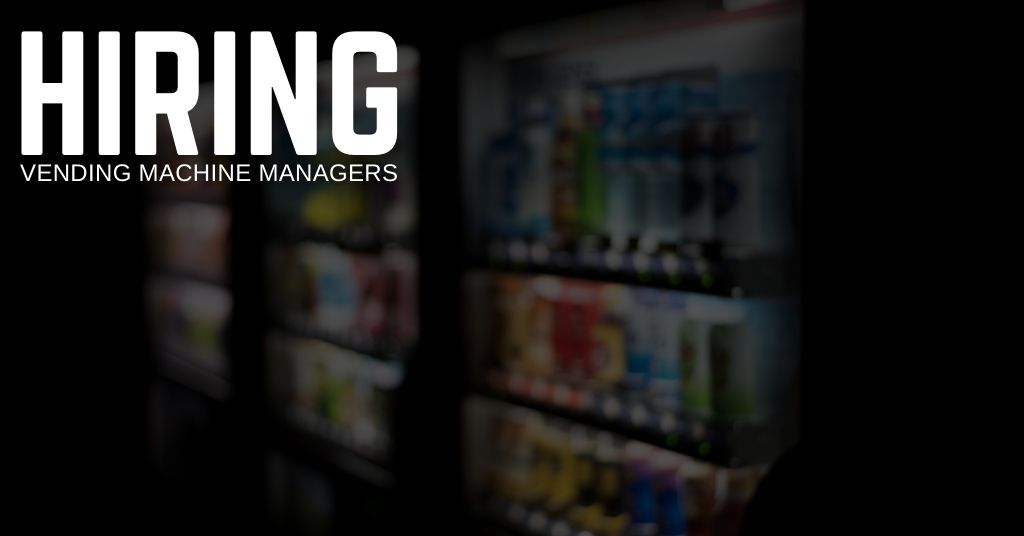 Vending Machine Manager Jobs