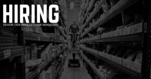 Senior OEM Product Line Manager Jobs STS Component Solutions