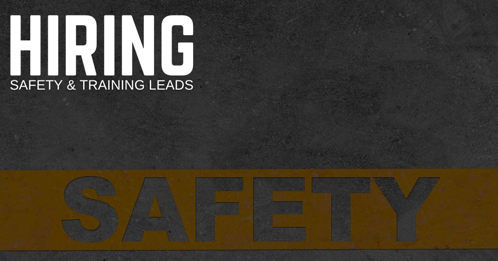 Safety & Training Lead Jobs