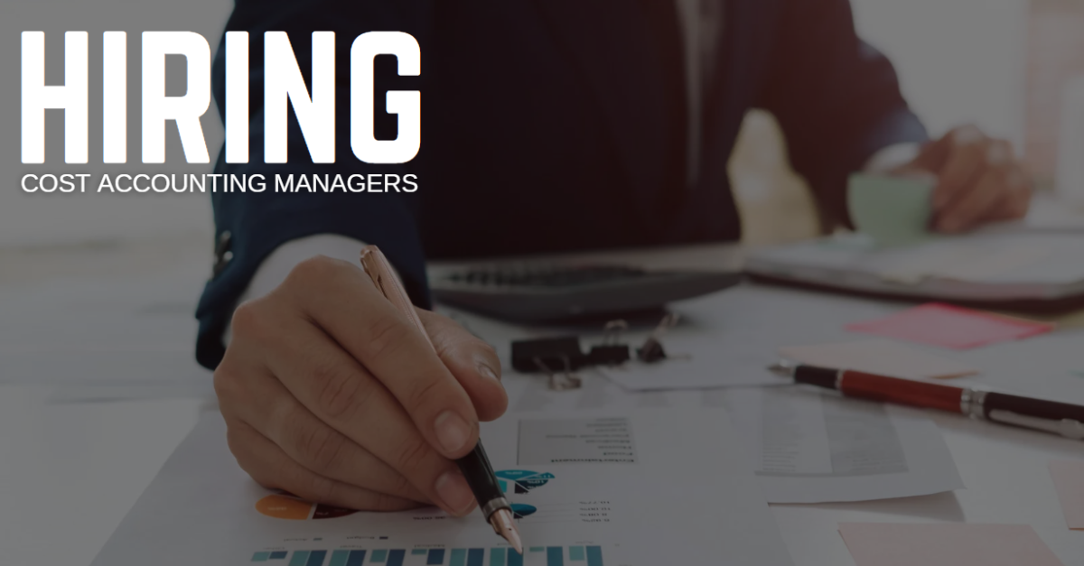 Cost Accounting Manager Jobs