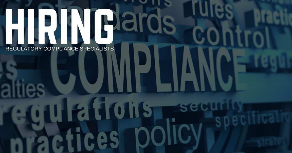 Regulatory Compliance Specialist Jobs