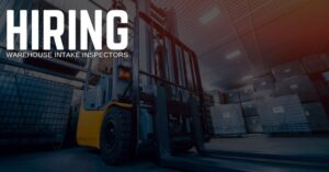 Warehouse Intake Inspector Jobs TICO