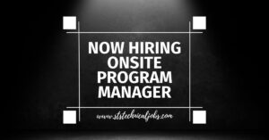Onsite Program Manager